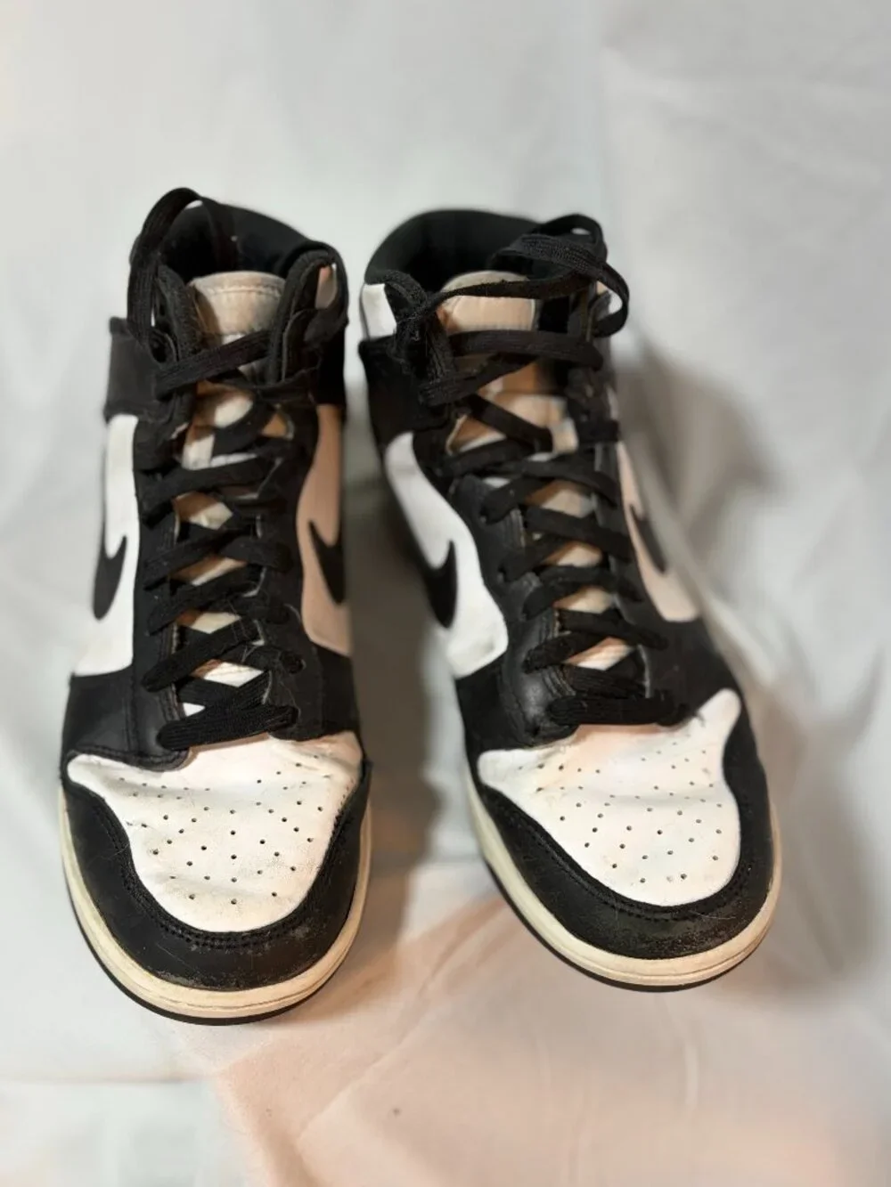 Nike Dunk High Panda Black White Sz 8